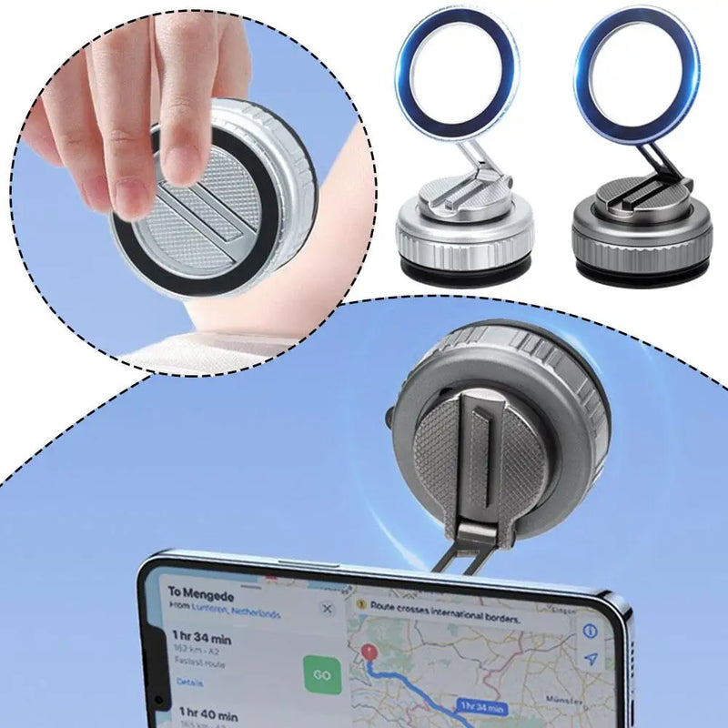 Suporte Magnético 360º MasterGrip – Dobrável e Ultra Resistente